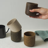 Capsule Cup Set of 4, Rice Husk