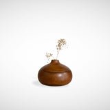 Kalia Wooden Vase Natural