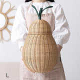 Rattan Pear Basket