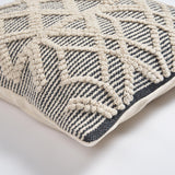 Geometric Textured Cushion Cover