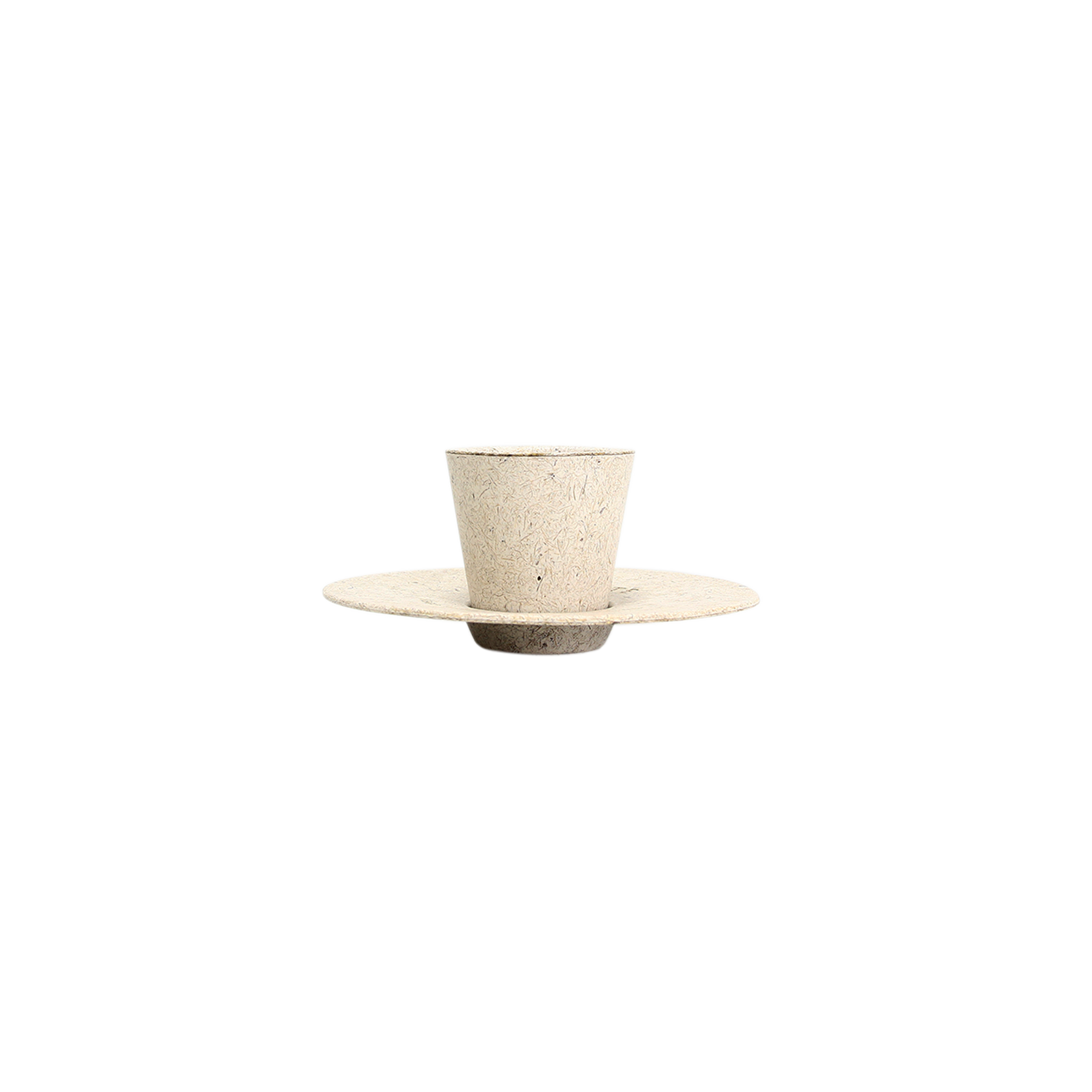 Espresso Cup with Plate Husk