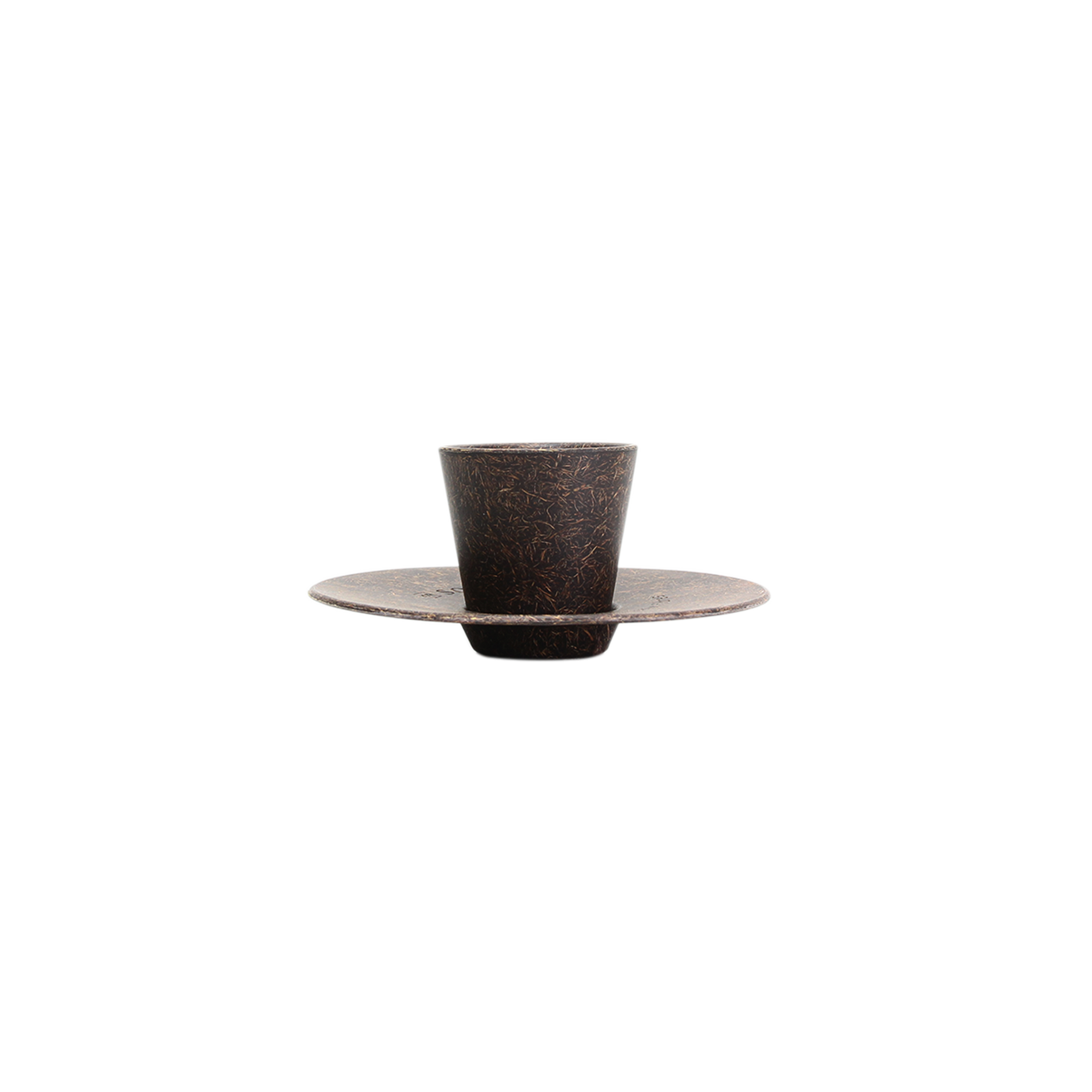Espresso Cup with Plate Husk