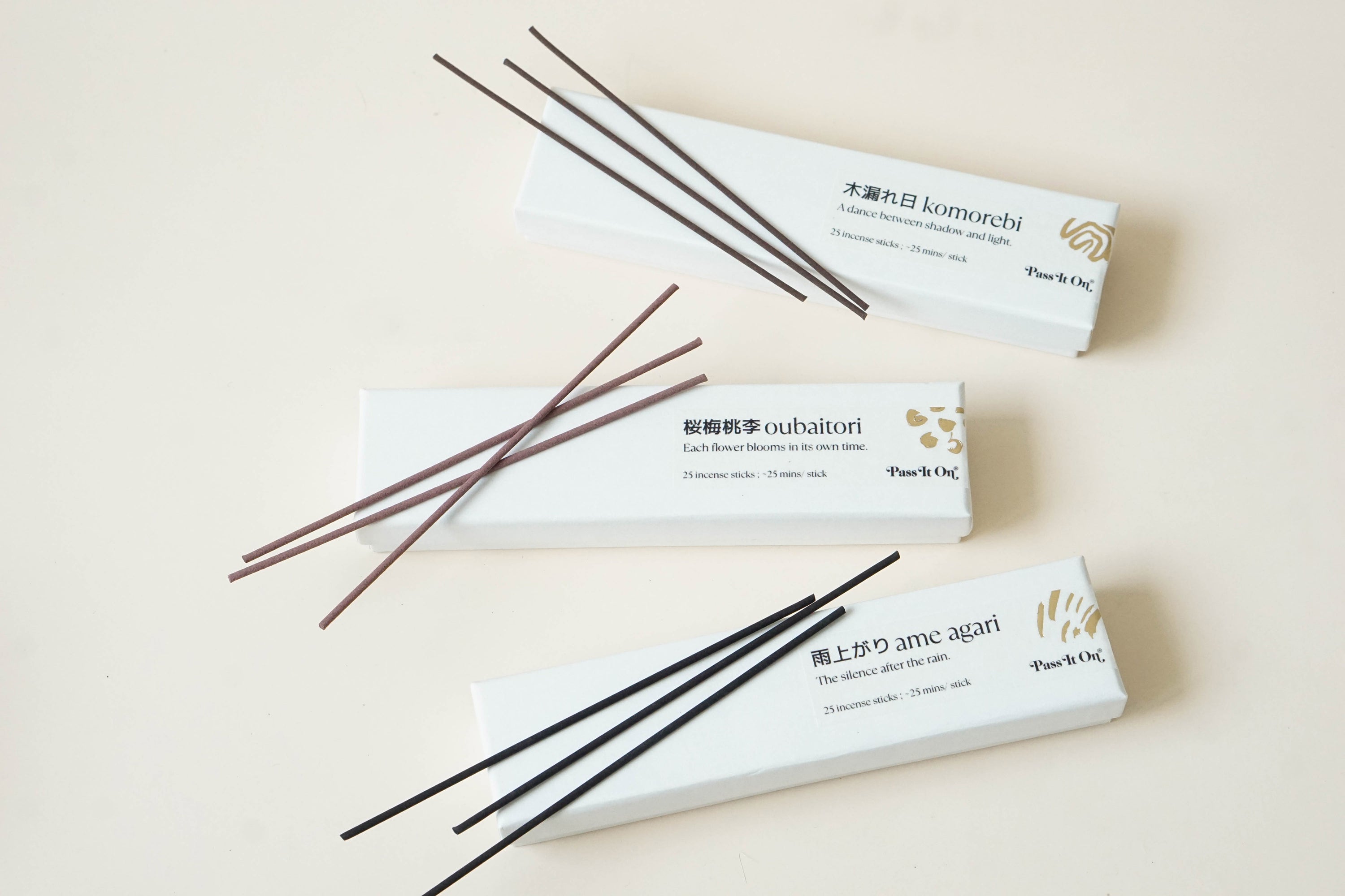 桜梅桃李 Oubaitori Incense