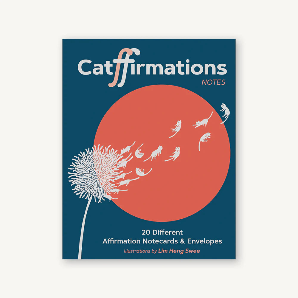 Catffirmations Notes - 20 Different Affirmation Notecards & Envelopes