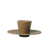 Espresso Cup with Plate, Rice Husk
