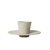 Espresso Cup with Plate, Rice Husk