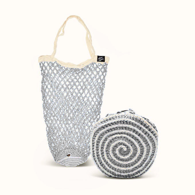 Sea Animal Woven Tote Bag