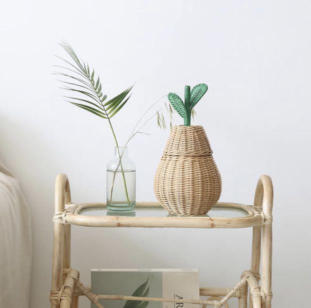 Rattan Pear Basket