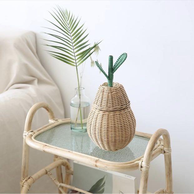 Rattan Pear Basket