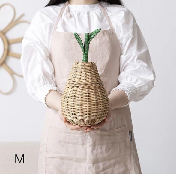 Rattan Pear Basket