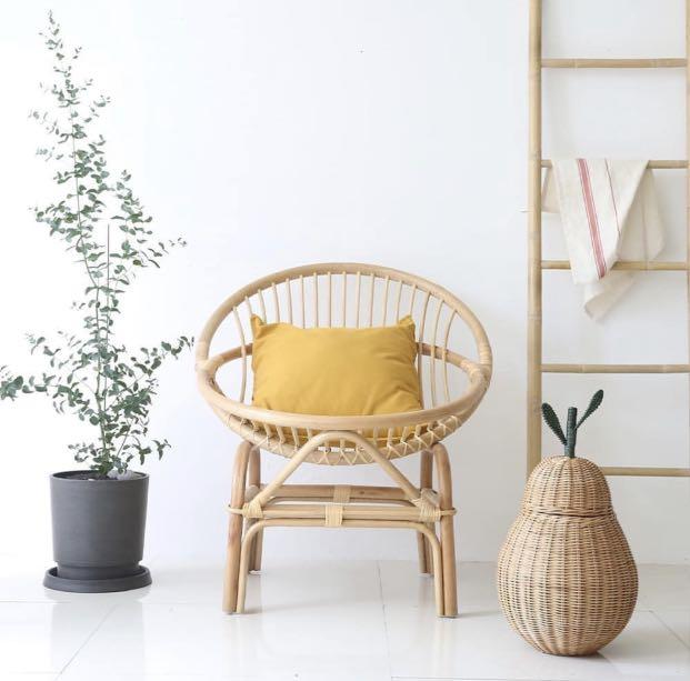 Rattan Pear Basket