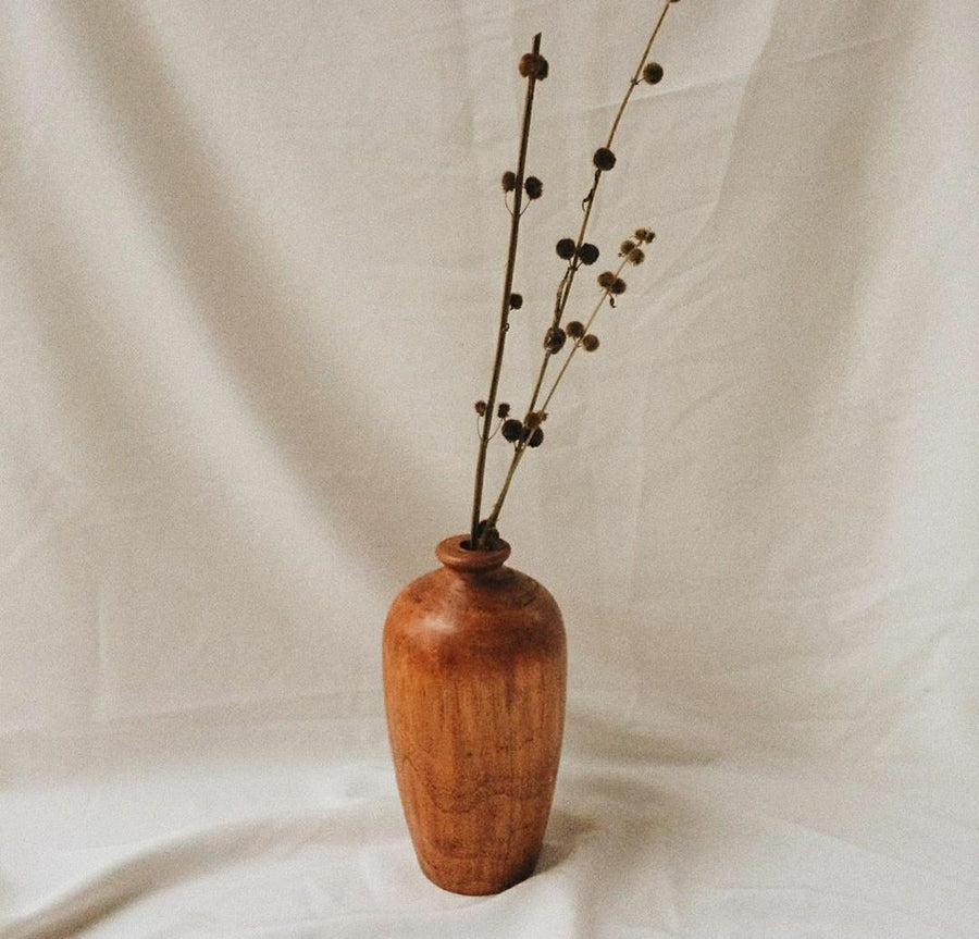 Saka Wooden Vase