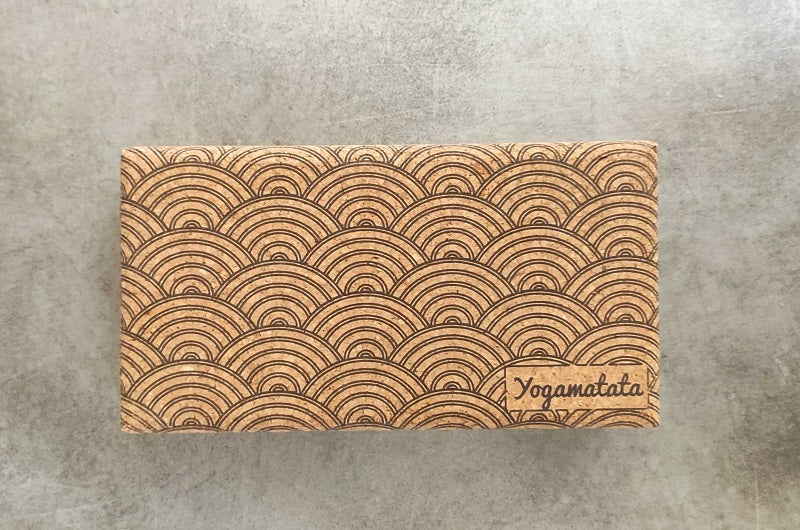 Cork Yoga Block Waves