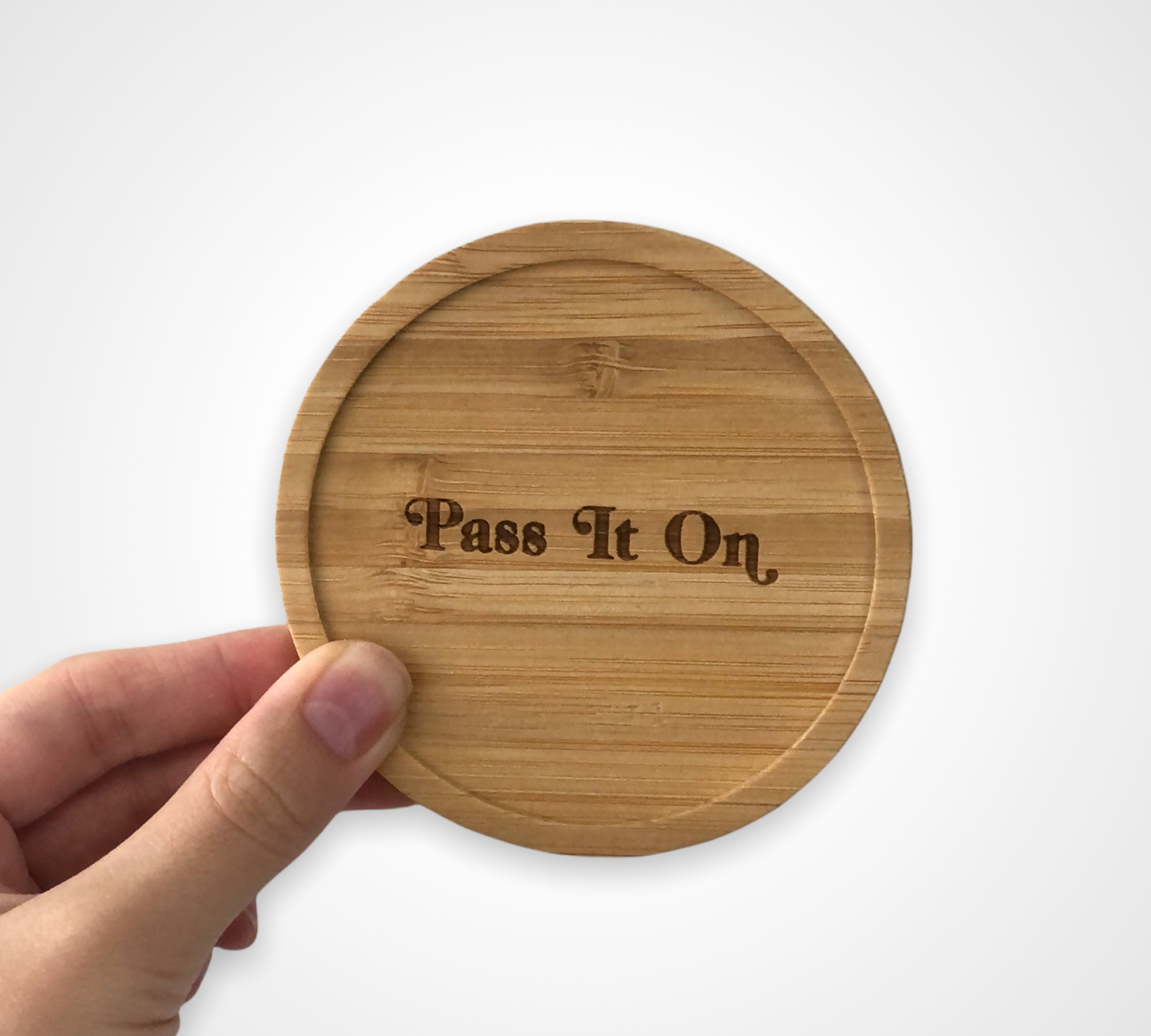 Pass It On Bamboo Candle Cover