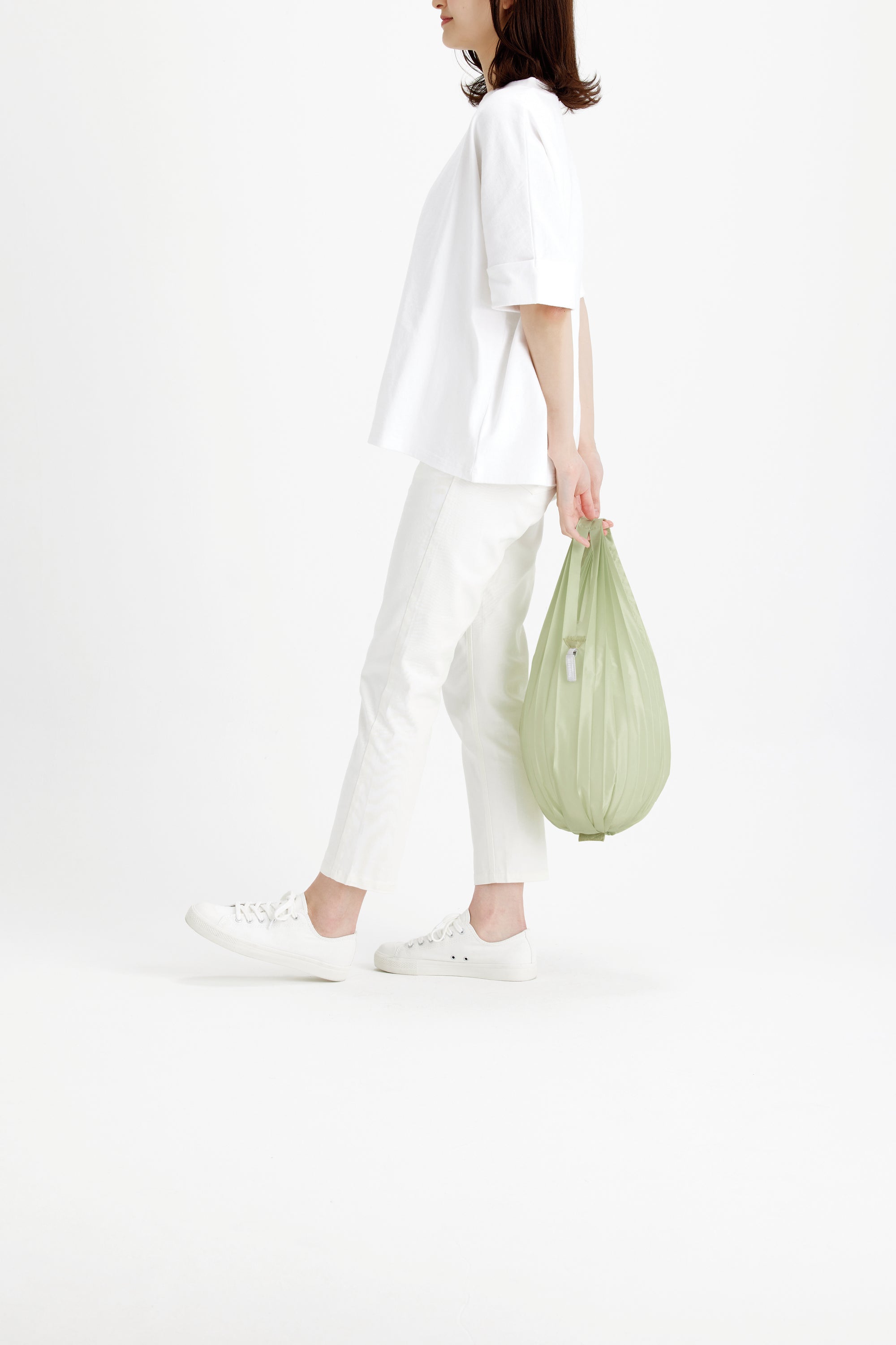 Shupatto Foldable Minimal Bag 12L Lime Sorbet